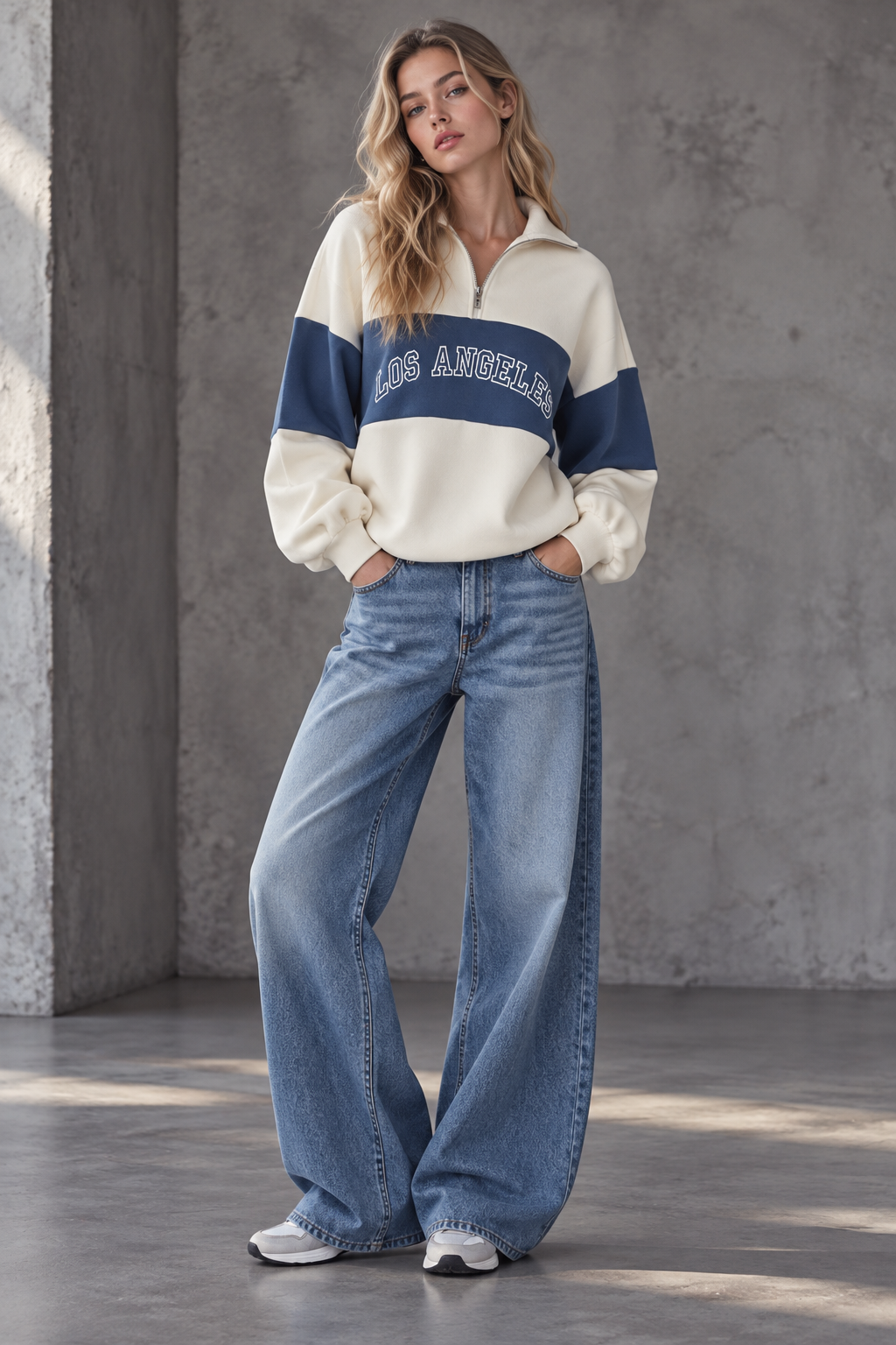 Los Angeles Half-Zip Sweatshirt