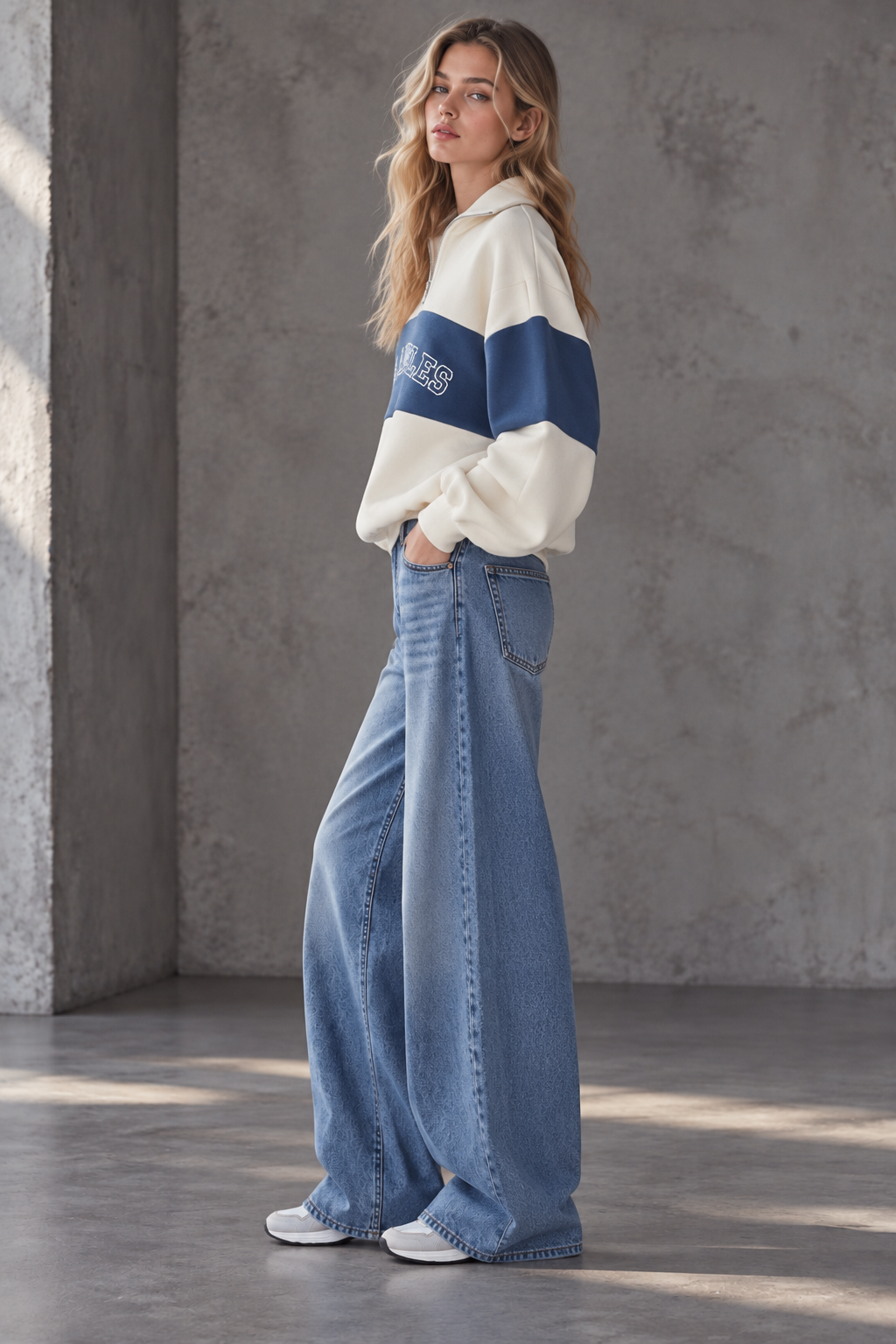 Los Angeles Half-Zip Sweatshirt